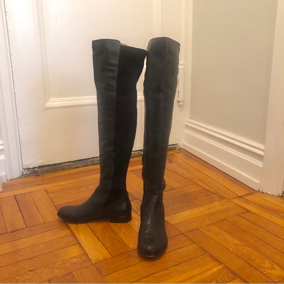 Over-the-Knee Luxury Leather Boots - Picture 5 of 10